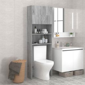 Appliances | Bathroom Cabinet Grey Sonoma 64×25.5×190 cm Appliances Appliances