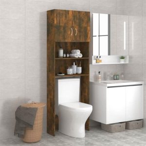 Appliances | Bathroom Cabinet Smoked Oak 64×25.5×190 cm Appliances Appliances