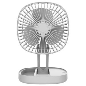 Appliances | Multifunction Folding Fan, 3 Levels Speed, Aromatherapy Cooling Fan, 1200mAh Battery, USB Charging, Low Noise – Grey Appliances Appliances