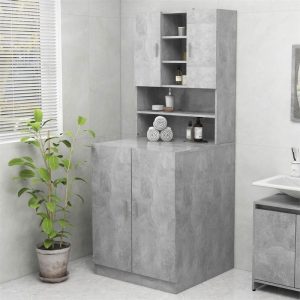 Appliances | Washing Machine Cabinet Concrete Grey Appliances Appliances