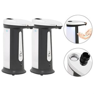 Bathroom Supplies | Automatic Soap Dispensers 2 pcs Infrared Sensor 800 ml Chime Bathroom Supplies Bathroom Supplies