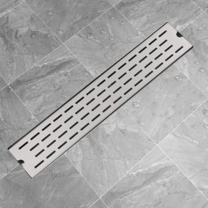 Bathroom Supplies | vidaXL Linear Shower Drain Line 630×140 mm Stainless Steel Bathroom Supplies Bathroom Supplies