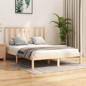 Beds & Accessories | Bed Frame Solid Wood Pine 140×200 cm Beds & Accessories Beds & Accessories