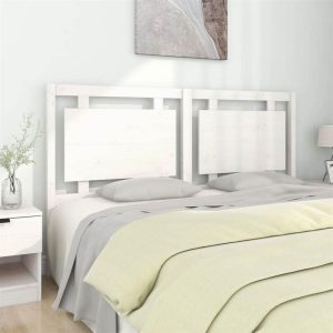 Beds & Accessories | Bed Headboard White 165.5x4x100 cm Solid Pine Wood Beds & Accessories Beds & Accessories