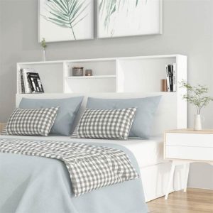 Beds & Accessories | Headboard Cabinet White 160x19x103.5 cm Beds & Accessories Beds & Accessories