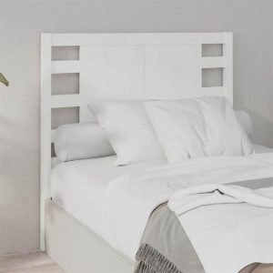 Beds & Accessories | Headboard White 96x4x100 cm Solid Wood Pine Beds & Accessories Beds & Accessories