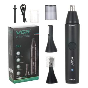 Health & Beauty | VGR V-613 2-in-1 Electric Nose Hair Trimmer, Portable Rechargeable Hair Remover, Support Body Washing, 150min Runtime Health & Beauty Health & Beauty