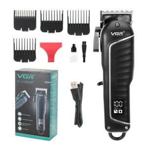 Health & Beauty | VGR V-683 Electric Hair Clipper, Rechargeable Hair Trimmer Barber Haircut Machine, LED Smart Screen, 2000mAh Battery Health & Beauty Health & Beauty