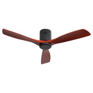 Household Appliances | 52 inch Ceiling Fan with Remote Control, 6 Wind Speeds, 5 Level Timer, 3 Wood Blades, Noiseless Reversible DC Motor, without Hanging Rod Household Appliances Household Appliances