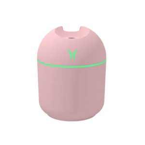 Household Appliances | Cool Mist Mini USB Air Humidifier Cute Aroma Diffuser with LED Light – Pink Household Appliances Household Appliances