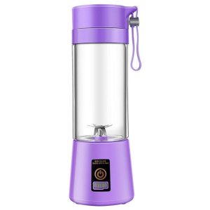 Kitchen Appliances | Wireless USB Rechargeable Portable Six-leaf Blade Blender, Fruit Vegetable Juice Blender – Purple Kitchen & Dining Kitchen Appliances