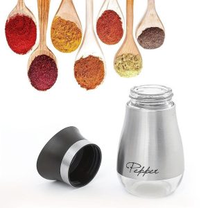 Kitchen Tools & Gadgets | 2pcs Spice Seasoning Bottle Container with Stainless Steel Lid Kitchen & Dining Kitchen Tools & Gadgets