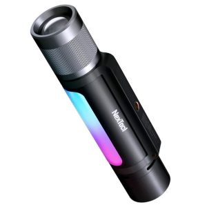 Lighting | 12 In 1 900lm Music Pulse Lamp, Telescopic Focus, 245M Long Range LED Flashlight Torch, Mini Speaker Power Bank Lighting Lighting