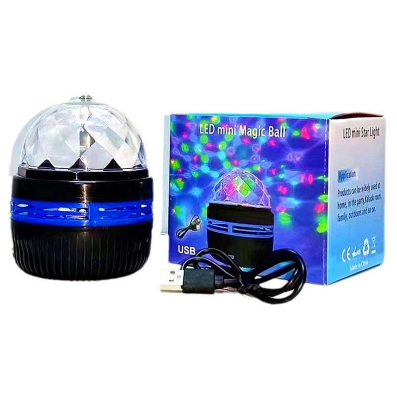 Lighting | Crystal Projector Light, Multifunctional 7 Color Projector Night Light Lighting Black