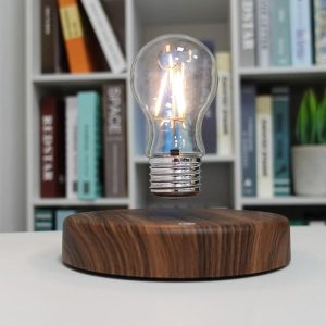 Lighting | HCNT SIM10-PD Wooden Design Magnetic Levitating Light Bulb Floating LED Table Lamp Lighting Lighting