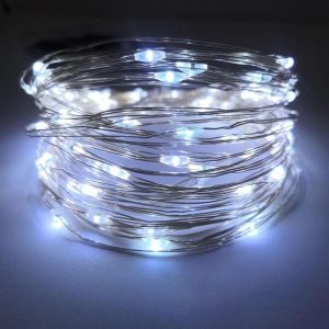 Lighting | LED String Lights Flashing Fairy Lights for Bedroom Christmas Wedding Halloween Decoration, 10m 100 lights, White Light Lighting Lighting