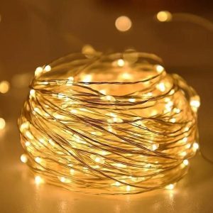 Lighting | LED String Lights Flashing Fairy Lights for Bedroom Christmas Wedding Halloween Decoration, 1m 10 lights, Warm White Light Lighting Lighting