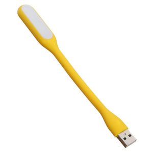 Lighting | Portable USB LED Reading Light with Flexible Arm, Mini Night Lamp for Laptop, Desktop – Yellow Lighting Lighting