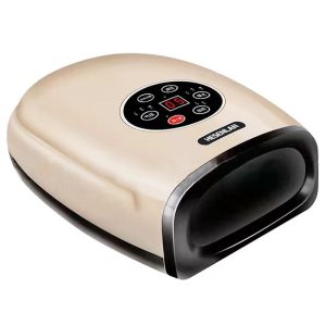 Massage & Relaxation | Wireless Hand Massager with Heat and Compression Rechargeable Palm Massage Machine EU Plug – Gold Health & Beauty Gold