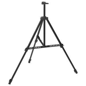 Office Supplies | Adjustable Display Easel Black Metal Office Supplies Office Supplies