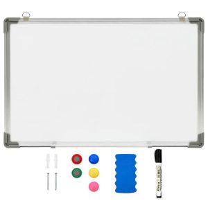 Office Supplies | Magnetic Dry-erase Whiteboard White 60×40 cm Steel Smart Home & Garden Office Supplies