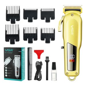 Personal Care | VGR V-278 Rechargeable Electric Hair Clipper, Cordless Hair Trimmer Haircut Machine, 2000mAh Battery, LED Display, 180min Runtime – Golden Health & Beauty Golden