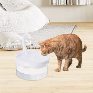 Pet Supplies | 2L Pet Cat Water Fountain Automatic Circulation Activated Carbon Multi-filter Safe for Pet Drinking with USB LED Light Pet Supplies Pet Supplies