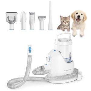 Pet Supplies | P2 Pro Dog Grooming Kit & Vacuum for Dogs Cats | Vacuum For Pet Hair Pet Supplies Blue & White