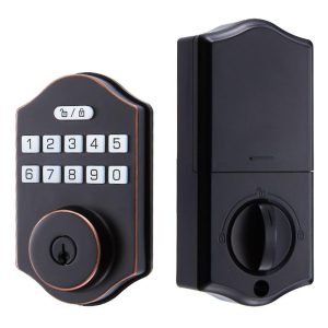 Smart Home | Geekbes K2 Smart Password Key Door Lock Smart Home Black