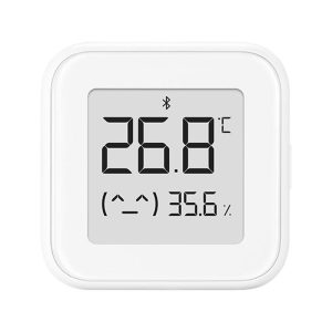 Smart Home | Mijia Bluetooth Thermometer Hygrometer, Ink Screen Smart Temperature Humidity Monitor, 2 Years Long Battery Life – White Smart Home Smart Home