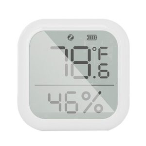 Smart Home | Tuya ZigBee Smart Temperature Humidity Sensor, Indoor Hygrometer with LCD Display Remote Control – Square Square Smart Home Smart Home