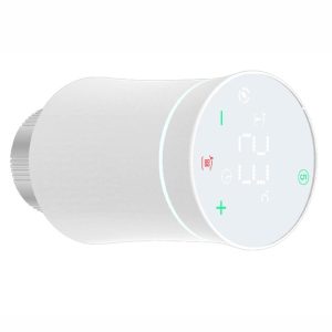 Smart Home | Tuya ZigBee3.0 Radiator Actuator Valve Smart Programmable TRV Thermostat Temperature Controller LED Display Alexa Voice Control – White Smart Home Smart Home