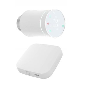 Smart Home | Tuya ZigBee3.0 Radiator Actuator Valve White + Tuya ZigBee3.0 ZHUB-W Smart Gateway Smart Home Smart Home