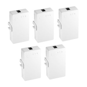 Smart Sockets & Switches | 5PCS TH Origin THR316 16A Smart Temperature Humidity Monitoring Switch, ESP32 Chip Smart Scene Remote Control TH Origin Smart Home & Garden Smart Sockets & Switches