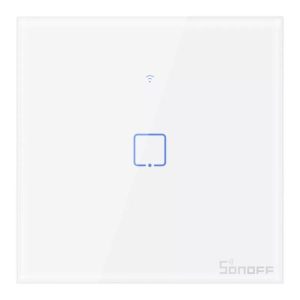 Smart Sockets & Switches | T1EU1C-TX 1 Gang Smart WiFi Wall Light Switch Google Home/Alexa 1 Gang Smart Home & Garden Smart Sockets & Switches