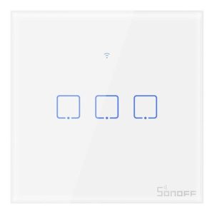 Smart Sockets & Switches | T1EU3C-TX 3 Gang Smart WiFi Wall Light Switch Google Home/Alexa 3Gang Smart Home & Garden Smart Sockets & Switches