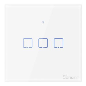 Smart Sockets & Switches | T2EU3C-TX Intelligent Switch Series WIFI Wall Switch 433Mhz RF Remote Controlled Wifi Switch Intelligent 3 Gang Smart Home & Garden Smart Sockets & Switches