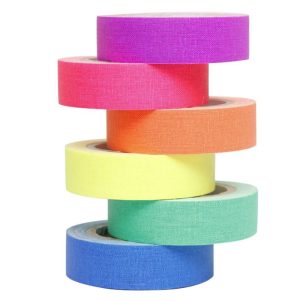 Home Decors | Blacklight Reactive UV Tape, 15mmx5m 6 Colors Fluorescent Cloth Tape, Glow in The Dark Tape Under UV Black Light, 6 Roll Home Decors Home Decors