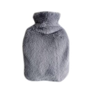 Personal Care | [10PCS] 1000ml Thickened Hot Water Bottle, Washable Plush Cloth Cover, Water-Filled PVC Inner Tank Hand Warmer – Dark Grey Health & Beauty Dark Grey