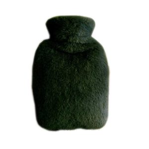 Personal Care | 2000ml Thickened Hot Water Bottle, Washable Plush Cloth Cover, Water-Filled PVC Inner Tank Hand Warmer – Dark Green Health & Beauty Dark Green